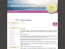 Tablet Screenshot of mommymarie.theghidrah.com